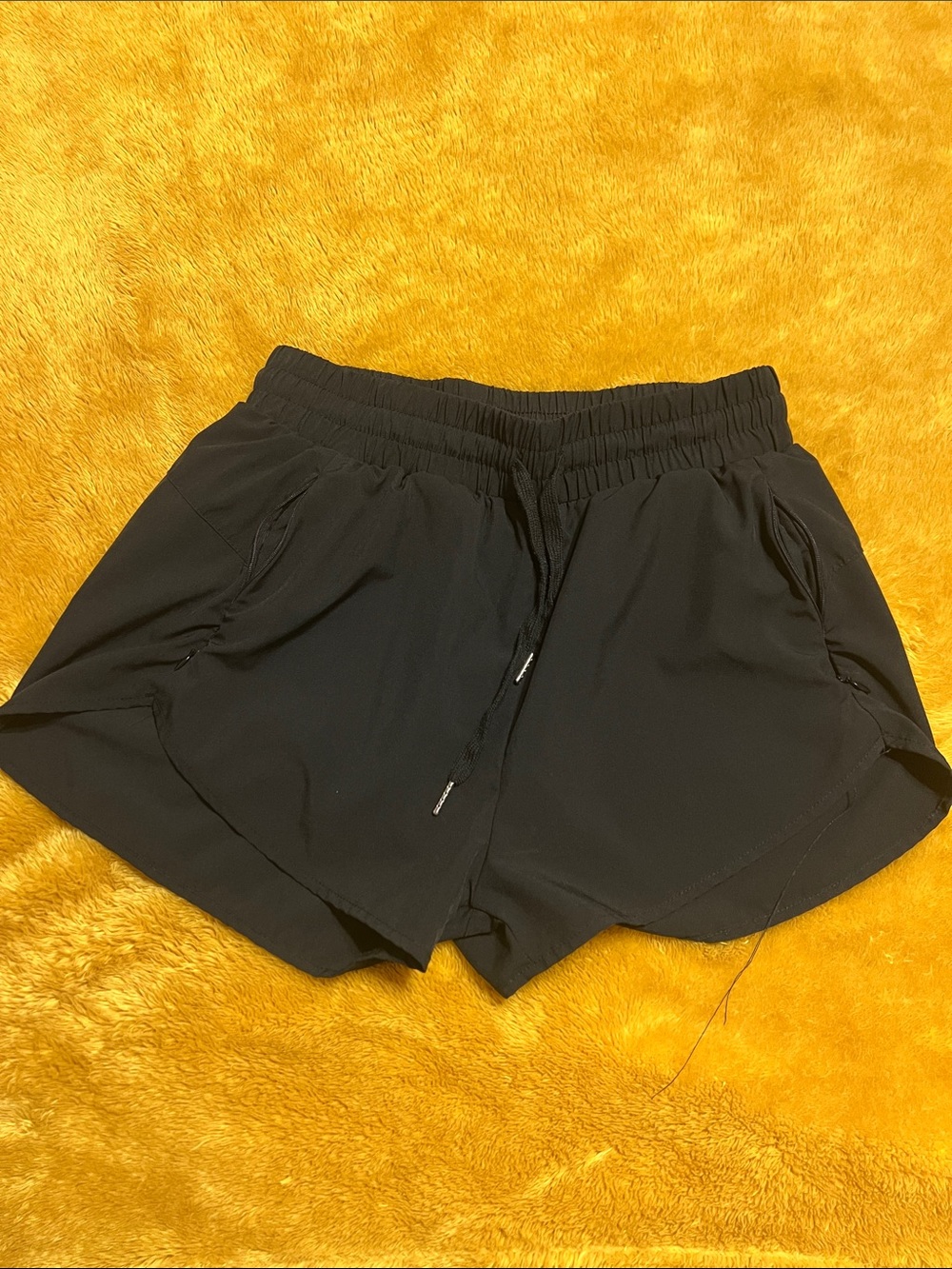 Women's Black Athletic Shorts - Classic Active Fit